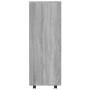 Armario madera contrachapada gris Sonoma 80x40x110 cm