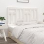 Cabecero de cama madera maciza de pino blanco 155,5x4x100 cm