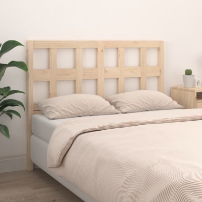 Cabecero de cama madera maciza de pino 140,5x4x100 cm