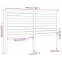 Cabecero de cama madera maciza de pino 186x4x100 cm