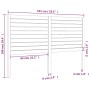 Cabecero de cama madera maciza de pino blanco 141x4x100 cm