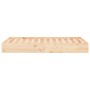 Estructura de cama de madera maciza 90x200 cm