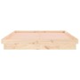 Estructura de cama con LED Super King madera maciza 180x200 cm