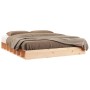 Estructura de cama de madera maciza super king 180x200 cm