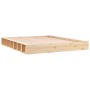 Estructura de cama de madera maciza super king 180x200 cm