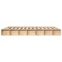 Estructura de cama de madera maciza super king 180x200 cm