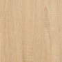 Mesita noche 2 uds madera ingeniería roble Sonoma 34x35,5x45 cm