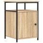 Mesitas noche 2 uds madera contrachapada color roble 40x42x60cm