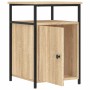 Mesitas noche 2 uds madera contrachapada color roble 40x42x60cm