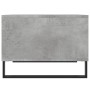 Mesa de centro madera contrachapada gris hormigón 60x50x36,5 cm