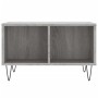 Mesa de centro madera contrachapada gris Sonoma 60x50x36,5 cm