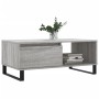 Mesa de centro madera contrachapada gris Sonoma 90x50x36,5 cm