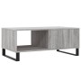 Mesa de centro madera contrachapada gris Sonoma 90x50x36,5 cm