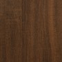 Mesa de centro madera contrachapada marrón roble 90x50x36,5 cm
