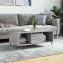 Mesa de centro madera contrachapada gris Sonoma 90x50x36,5 cm
