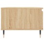 Mesa de centro madera contrachapada roble Sonoma 90x50x36,5 cm