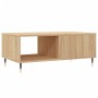 Mesa de centro madera contrachapada roble Sonoma 90x50x36,5 cm