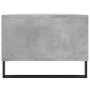 Mesa de centro madera contrachapada gris hormigón 90x50x36,5 cm
