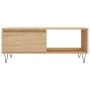 Mesa de centro madera contrachapada roble Sonoma 90x50x36,5 cm