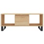 Mesa de centro madera contrachapada roble Sonoma 90x50x36,5 cm