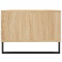 Mesa de centro madera contrachapada roble Sonoma 90x50x36,5 cm