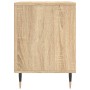 Mesitas noche 2 uds madera ingeniería roble Sonoma 40x35x50 cm