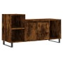 Mueble para TV madera contrachapada roble ahumado 100x35x55 cm