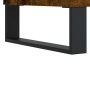 Mueble para TV madera contrachapada roble ahumado 100x35x55 cm
