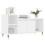 Mueble para TV madera contrachapada blanco 100x35x55 cm