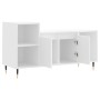 Mueble para TV madera contrachapada blanco 100x35x55 cm