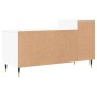 Mueble para TV madera contrachapada blanco 100x35x55 cm