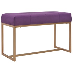 Banco 80 cm terciopelo morado