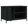 Mueble para TV madera contrachapada negro 80x40x50 cm