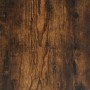 Mesa consola hierro madera ingeniería roble ahumado 160x30x75cm