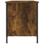 Mueble para TV madera contrachapada roble ahumado 100x40x50 cm