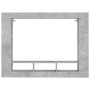 Mueble para TV madera de ingeniería gris hormigón 152x22x113 cm