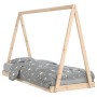Estructura de cama para niños madera maciza de pino 80x200 cm