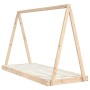 Estructura de cama para niños madera maciza de pino 80x200 cm