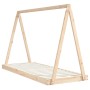 Estructura de cama para niños madera maciza de pino 80x200 cm