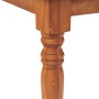 Set de muebles de jardín 4 pzas y cojines madera maciza de teca