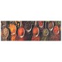 Alfombra de cocina lavable terciopelo cuchara especias 60x180cm