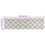 Alfombra de cocina lavable terciopelo cuadrados 45x150 cm