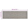 Alfombra de cocina lavable terciopelo dibujo rombos 60x180 cm
