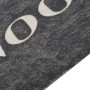 Alfombra de cocina lavable terciopelo Cooking negro 60x180 cm
