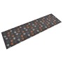 Alfombra de cocina lavable terciopelo dibujo de patas 45x150 cm