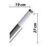Apliques de exterior 2 unidades acero inoxidable