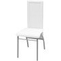 Conjunto de comedor de siete piezas blanco