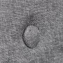 Sillas de comedor 4 uds tela gris claro y madera maciza roble