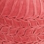 Puf de terciopelo de algodón diseño bata rosa 40x30 cm