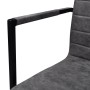 Sillas de comedor voladizas 6 unidades cuero sintético gris